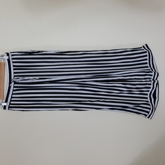 Free People intimately Silky Wide Leg Stripped Pants - Picture 1 of 5